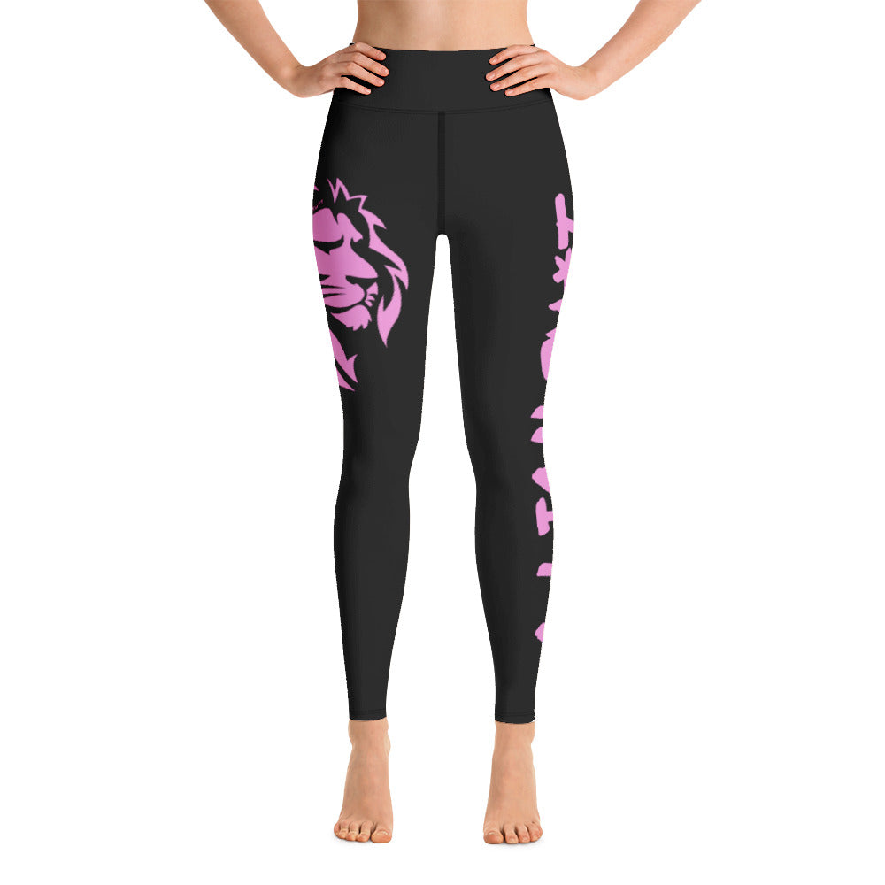 Pink Lion Yoga Leggings