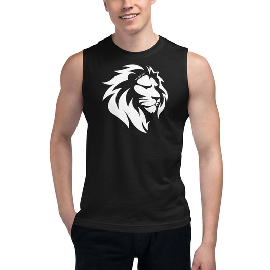 White Lion Muscle Shirt
